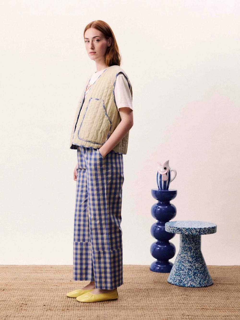 FRNCH 🇫🇷 REGALIA VEST AZURE BLUE - Picture 3 of 12